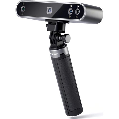 Revopoint POP 3 3D-Scanner mit 0,05 mm Genauigkeit, tragbarer 3D-Scanner, 18 fps Scangeschwindigkeit, High-Fidelity-Farbscans, Hand- und Desktop-Scannen, kompatibel mit Windows/Mac/iOS/Android, USB/WiFi-Verbindung mit Smartphone und Laptop fuer Reverse Engineering, Modelldesign, Advanced Edition