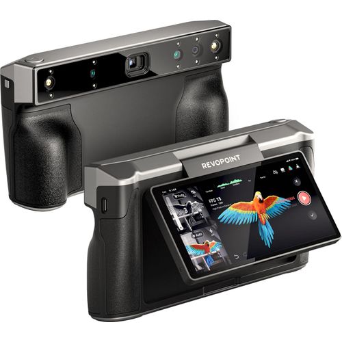 Revopoint MIRACO 3D-Scanner fuer 3D-Druck Kabelloses Handheld-Scannen von 3D-Modellen 15 fps Scan-Geschwindigkeit bis zu 0,02 mm Praezise Vollfarb-RGB-Kamera fuer kleine bis grosse Objekte Schnell aufladbarer Akku 16 GB RAM