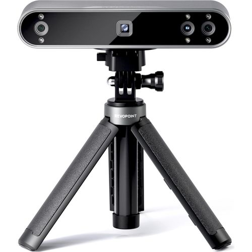 Revopoint POP 3 3D-Scanner mit 0,05 mm Genauigkeit, tragbarer 3D-Scanner, 18 fps Scangeschwindigkeit, High-Fidelity-Farbscans, Hand- und Desktop-Scannen, kompatibel mit Windows/Mac/iOS/Android, USB/WiFi-Verbindung mit Smartphone und Laptop fuer Reverse Engineering, Modelldesign, Standardversion