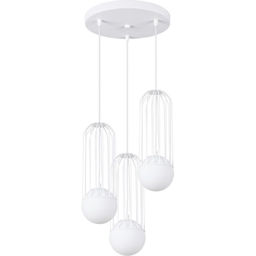Pendelleuchte BRINA 3P Weiß 3xG9 8W Stahl 115x34x34cm Sollux Lighting