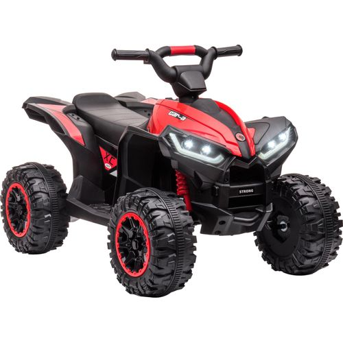 HOMCOM Kinder Quad Elektro 12V Kinderquad mit Vorwärts-, Rückwärtsfunktion, Musik, USB-Anschluss, Hupe, LED-Scheinwerfer 3-6km/h Elektro-Quad für Kind