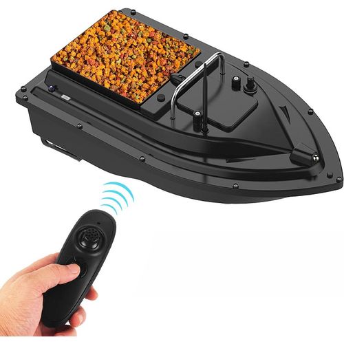 Fernbedienung fuer den Futterspender zum Angeln, kabelloses Koederboot, Fischfinder-Geraet, Reichweite 400ÿ490 m, 18000 mAh, 7,4 V, 2 kg