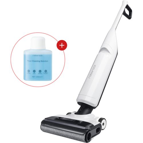 Roborock Flexi Nass- & Trockensauger, 17000 Pa,30 min Selbstreinigend, 55℃ Auto-Bürstentrocknung, 60℃ heißes Wasserwäsche, mit 200ml Bodenreiniger