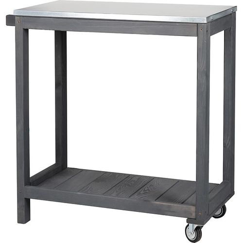 Westmann Holz Pflanztisch & Grilltisch Watson Anthrazit 79x39x89 cm