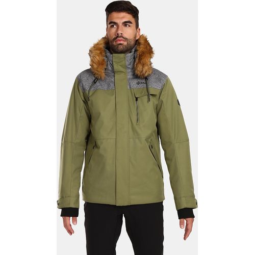 Herren Winterjacke Kilpi ALPHA-M, GRÜN, Größe XXL