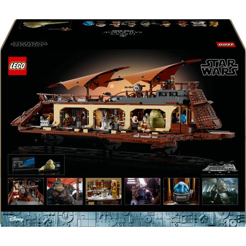 LEGO Star Wars Jabbas Segelbarke, Set zum Sammeln und Ausstellen aus der Ultimate Collector Series für Erwachsene, 11 Charaktere, Geschenk für Fans, UCS Sammlerstück 75397