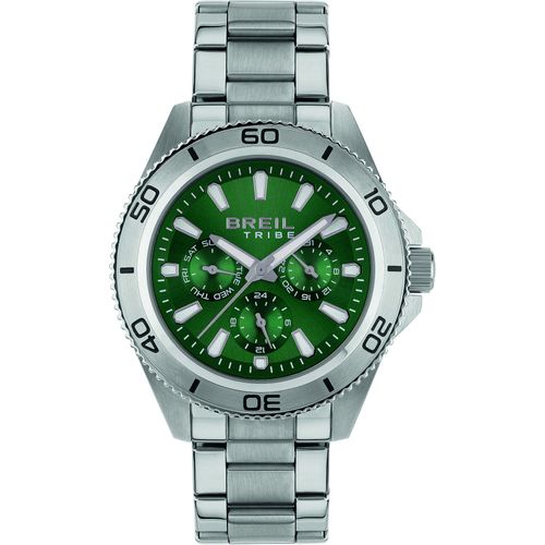 Herrenuhr Breil EW0711 grün Silberfarben