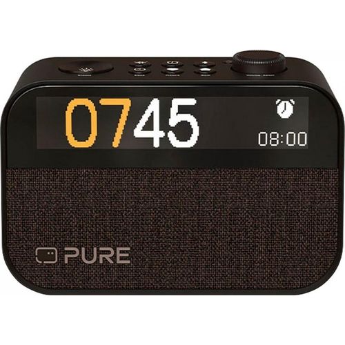 PURE Moment Charge Kaffeeschwarz Radiowecker