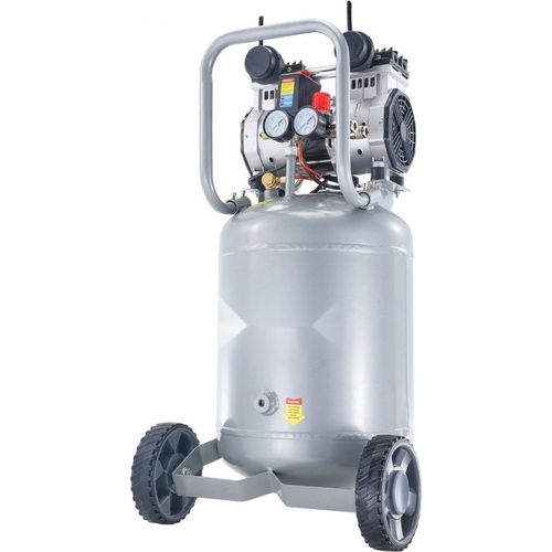 Luftkompressor 49L Flüsterkompressor 2HP Luftpumpe ölfrei 8bar Einphasig 63dB - Ideal zum Reifen Aufpumpen, Autoreparaturen, Malerarbeiten, Holzarbeiten.