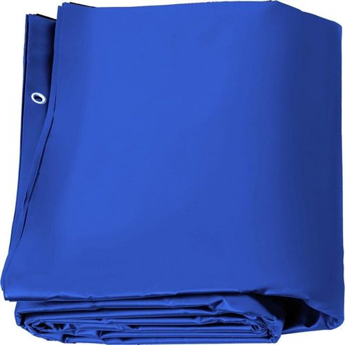 Poolabdeckplane Rechteckig 4x8m - Schwimmbadabdeckung Blau PVC - Wasserdichte Poolüberdachung - Winterabdeckplane - Schmutzabweisende Poolplane - Poolabdeckung