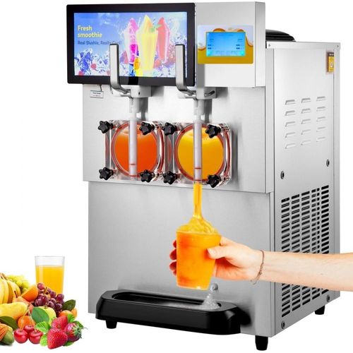 8L Gewerbliche Slush-Eis-Maschine - Eismaschine Slushy 1800W - Slushgerät