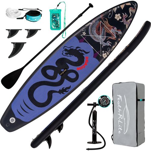 Feath-R-Lite Stand up paddle Board, SUP Board Set, Stand up Paddle Board,SUP paddle Board,Handpumpe,335x82x15cm