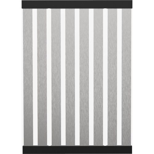 Abtropfgitter 33,6 x 48cm, Spülenablage Alu/Silikon, Abtropfmatte