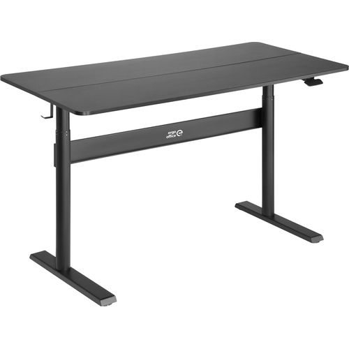 Schreibtisch mit Tischplatte 140x68cm Ergo Office, Gasfeder, höhenverstellbar, für stehendes und sitzendes Arbeiten, max Höhe 115cm, ER-453