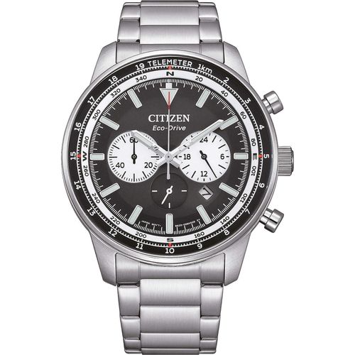 Chronograph Citizen Versilbert/Stahl Kollektion Action OF - mann