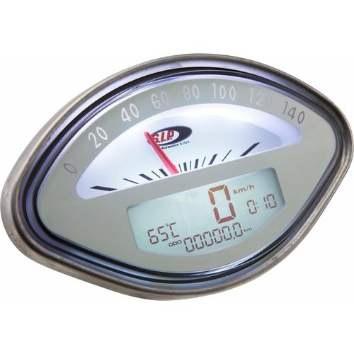 SIP-Tachometer und 2.0 LCD Weiß Digital/Analog Geschwindigkeitsmesser 20 Funktionen