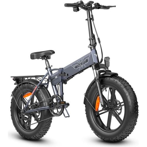 ENGWE EP-2 Boost Damen E-Bike Klappräder Fatbike Herren E-Bike Klapprad 20Zoll mit Akku 48V/13AH,Damen E Bike Faltbar Ebikes 150kg Elektrofahrrad Grau