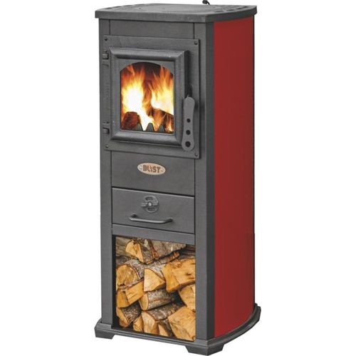 Kaminofen Blist Ekonomik LUX / BERNA Lux Rot - 7 kW