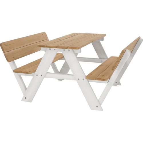 Kondela Abalo-Kindergartenset aus Holz - Weiß / Natur