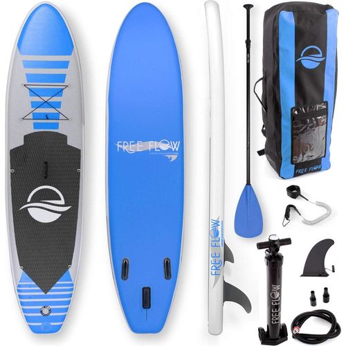 SereneLife Stand Up Paddling Board Set, SUP Board Komplettes Zubehör, Stand Up Paddle Board für Kinder & Erwachsene, Surfbrett & Tragetasche,