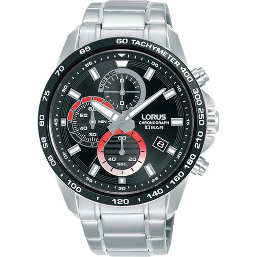 Herrenuhr Lorus RM357JX9 Schwarz Silberfarben