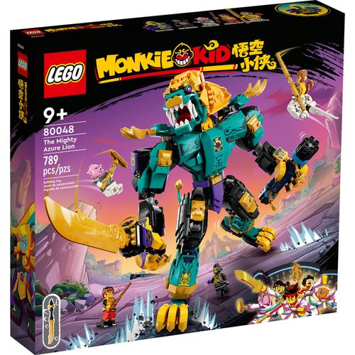 LEGO Monkie Kid 80048 Mächtiger Azurblauer Löwe
