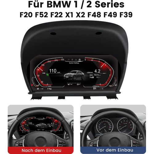 11'' Digital Dashboard Für BMW 1/2 Series F20 F52 F22 X1 X2 F48 F49 F39 Auto Lcd Panel Tacho virtuelle Cockpit Vorne Tachometer Instrument