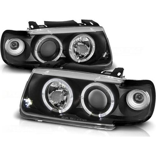 Scheinwerfer Angel Eyes VW Polo 6N Bj. 94-99 Schwarz