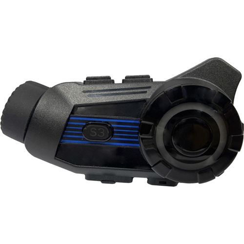 Motorradhelm-BT-Headset mit 2K-Kamera, Geraeuschunterdrueckung, Helmkopfhoerer, Motorrad-Gegensprechanlage, Headset, Kommunikationssysteme
