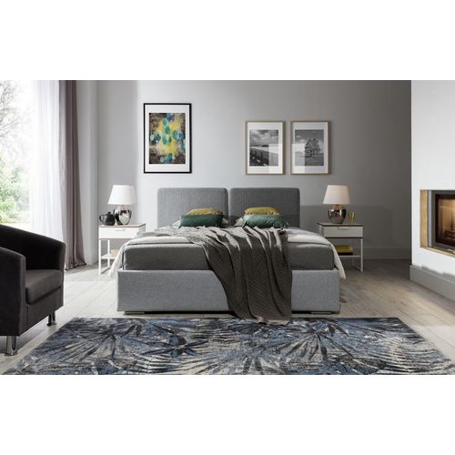 Klassische Designer Bett Schlafzimmer Textil Leder Polster 140x200 Möbel Gestell