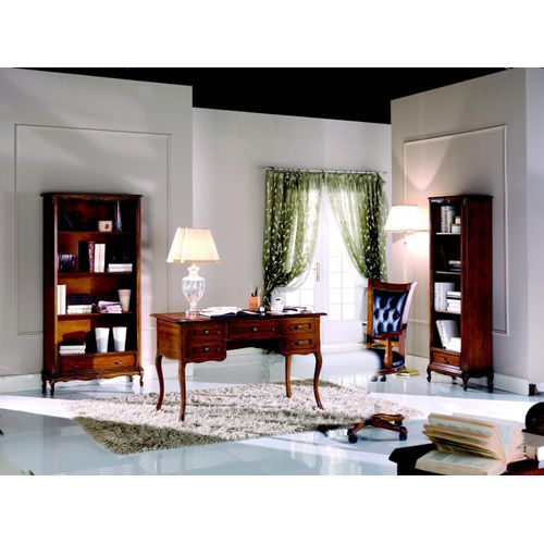 Italienische Klassisches Holz Möbel Luxus Schreibtisch Büromöbel Stil Barock Neu