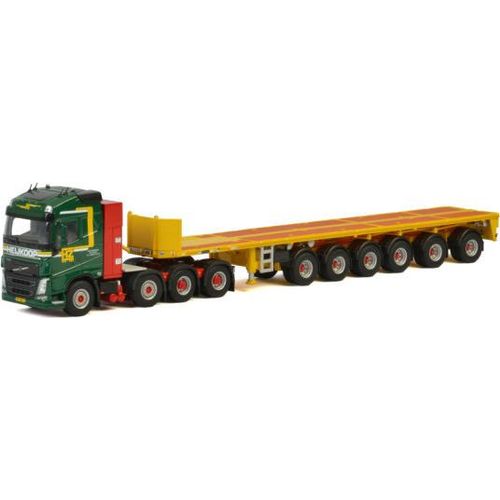 Volvo FH4 Globetrotter 8x4 + Ballast Trailer 6 Axle 'Heijkoop' - 1:50 - WSI Models