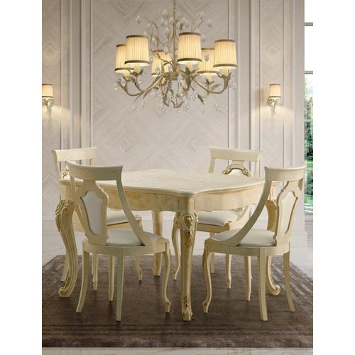 Tische Esstisch Ausziehbar Klassischer Design Tisch Italienische Möbel Holz Ess