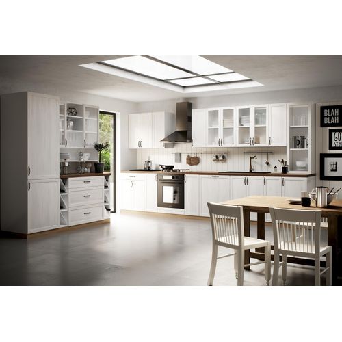 Klassische Küche Küchenzeile Schrank Hochschrank Landhaus Mübel Zeile Küchen Neu