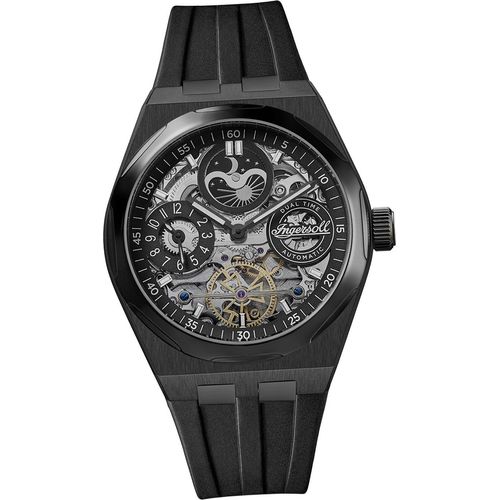 Ingersoll PUR Herren Uhr Analog Elegant Armbanduhr schwarz D2UIN12908