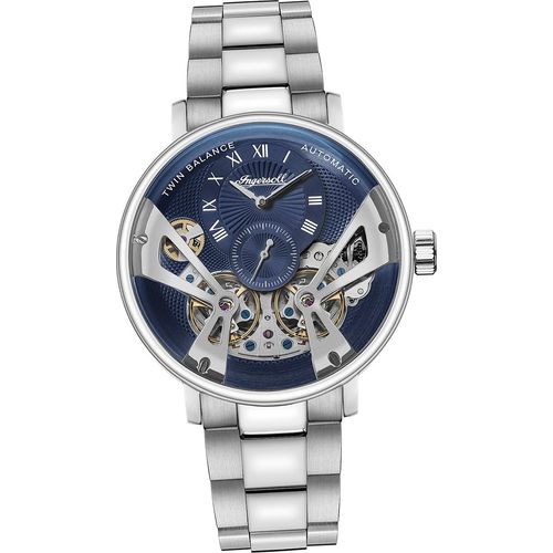 Ingersoll Edelstahl Herren Uhr Analog Fashion Armbanduhr silber D2UIN13104