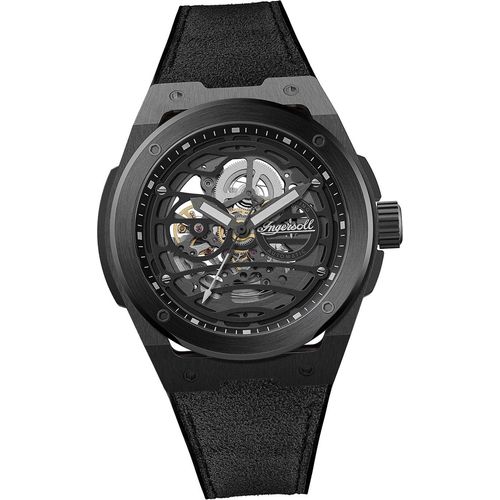 Ingersoll PUR/Alcantara Herren Uhr Analog Outdoor Armbanduhr schwarz D2UIN15201