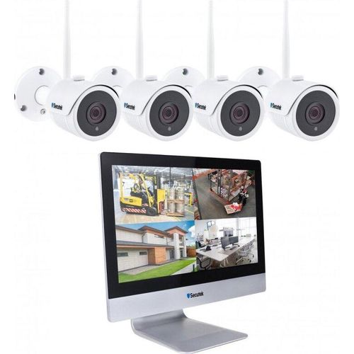 WLAN Kameras-Set Secutek SLG-WIFI3604M4FE200 - 4x2MP Kamera, 12