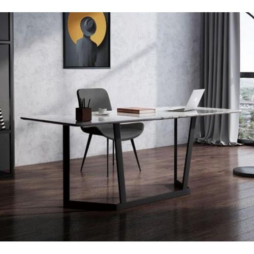 Italienische Stil Möbel Schreibtisch Edelstahl Designer Tische Luxus Tisch Neu