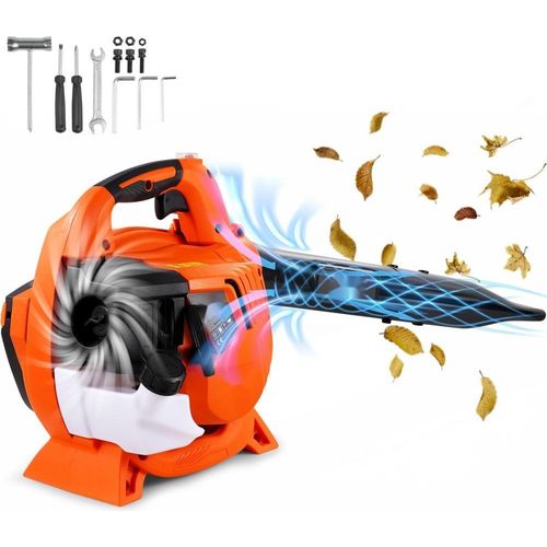 Benzin-Laubbläser 79 CC - 2-Takt Hand-Laubbläser - 425 CFM Luftvolumen - leistungsstarker Laubsauger für Gartenpflege
