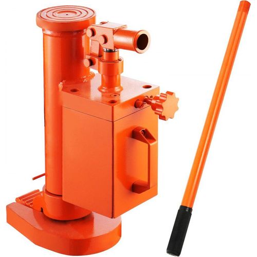 Hydraulischer Wagenheber - 5 t / 10 t Hebebühne - 25-230 mm Zehenhöhe - 370-570 mm Spitzenhöhe - 360° drehbarer Klauenwagenheber - für Maschinen und Industrie
