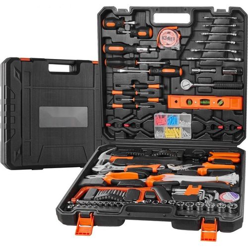 Werkzeugset 216-teilig - Handwerkzeugkoffer - Haushaltswerkzeugset - Profi-Werkzeug für Heimwerker - perfekt für DIY-Projekte
