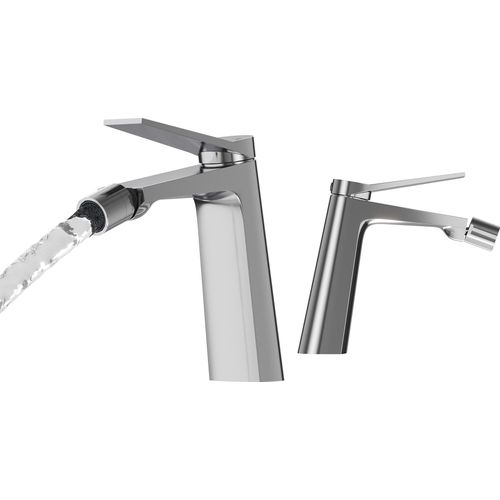 Bidet Wasserhahn Silber Badezimmer Messing Ständer Chrom Wasserhahn Selva