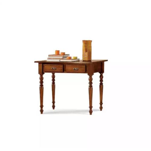 Schreibtisch Holztisch Computertisch Massivholz Computer Tisch Braun