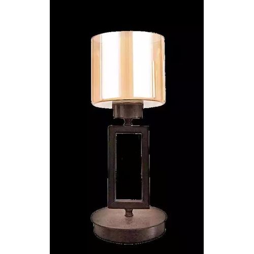 Tischlampe Tischleuchte Lampe Leuchten Glas Gold Lampen Tisch Schwarz