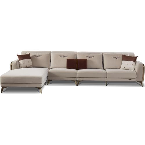 Designer Ecksofa Wohnzimmer Eckgarnitur Couch Sofa Polster Eck Sofas Couchen Neu