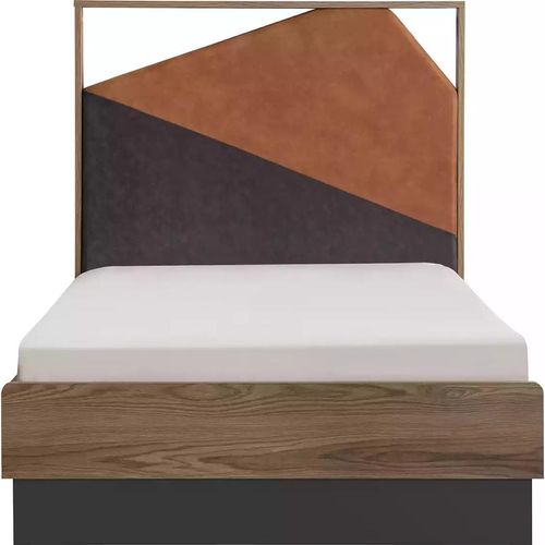 Kinderbett Bett 100 cm Bettgestelle Kinderzimmer Holz Bettrahmen Grau