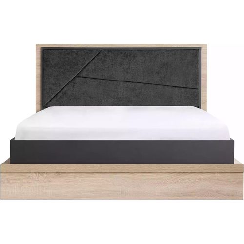 Kinderbett Bett Bettrahmen Holz Grau Kinderzimmer Modern Jugendliche