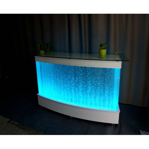 Wasser Wand Design Bar Thresen Theke Säule Beleuchtete Luxus Tische Empfang neu