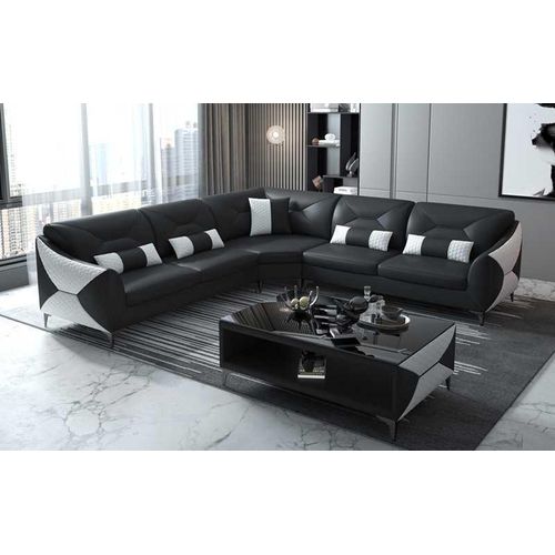 Couchen Designersofa Ecksofa Sofa L Form Blau Kunstleder Sofas Modern